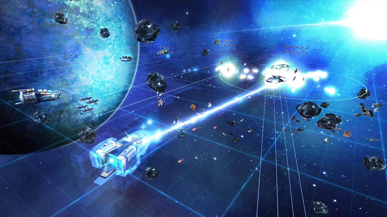 Screenshot 1 of Over Space - Perang Aliansi 2.1.7