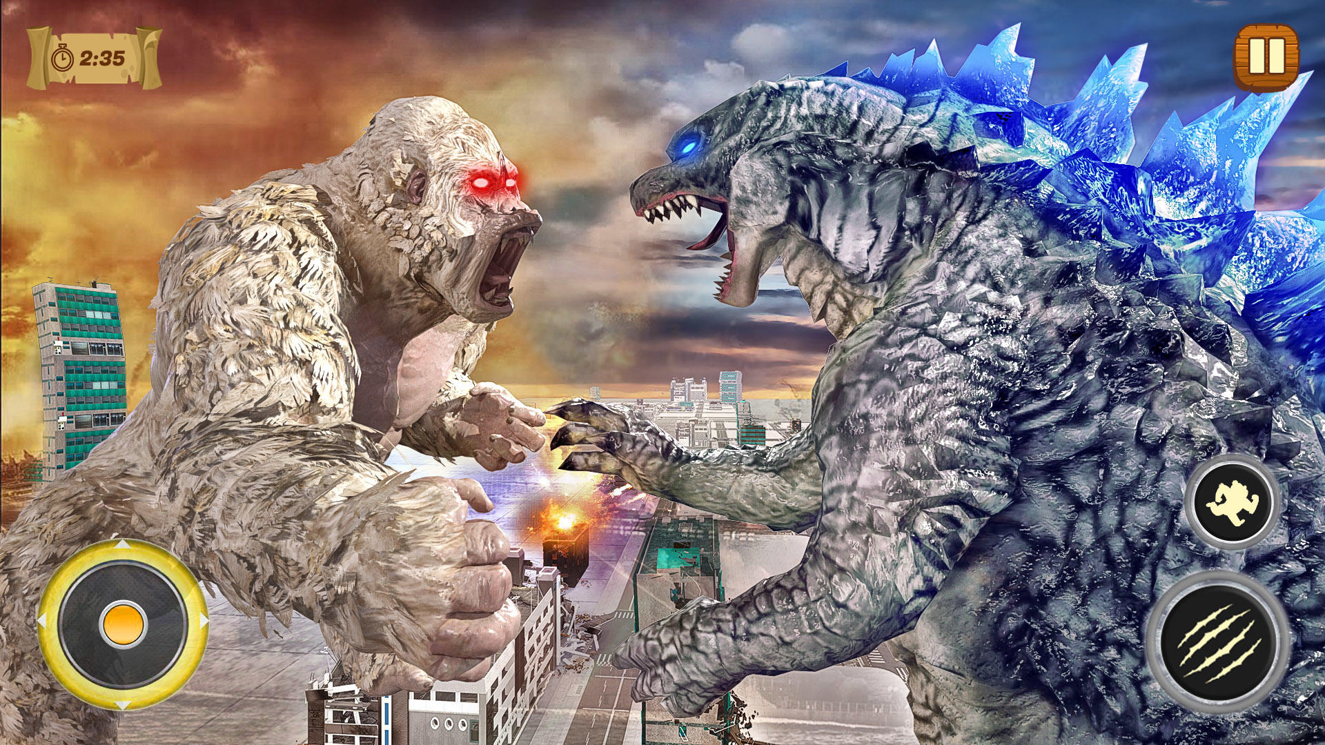 Screenshot 1 of Monster Dinosaur Evolution: Juegos de King Kong 2021 1.0.12