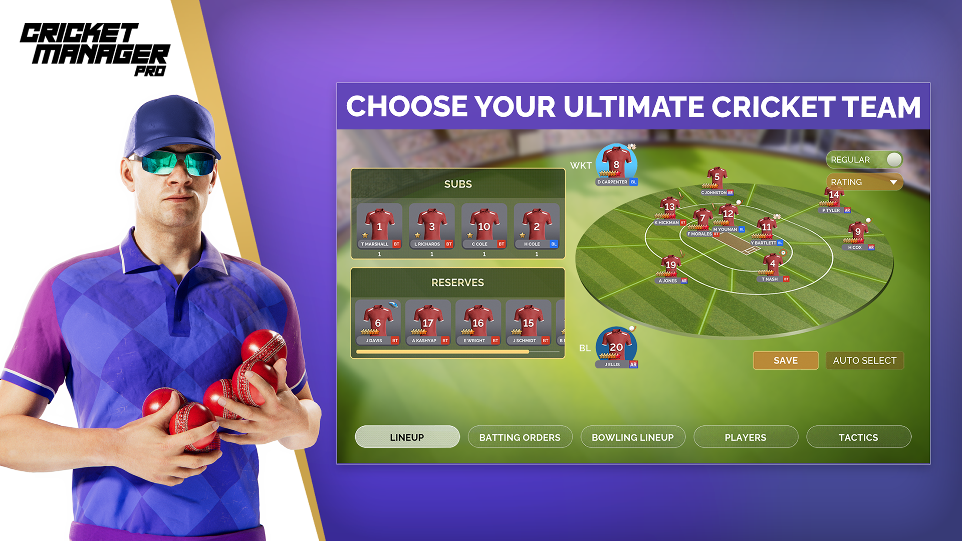 Screenshot of Cricket Manager Pro 2023