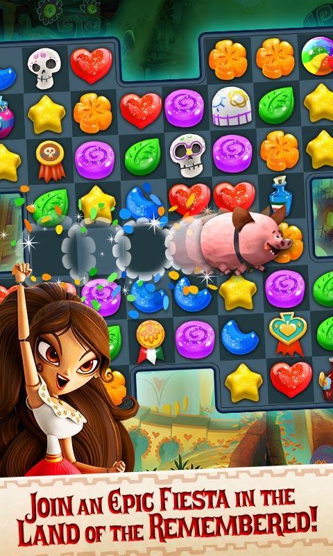 Cuplikan Layar Game Sugar Smash: Book of Life