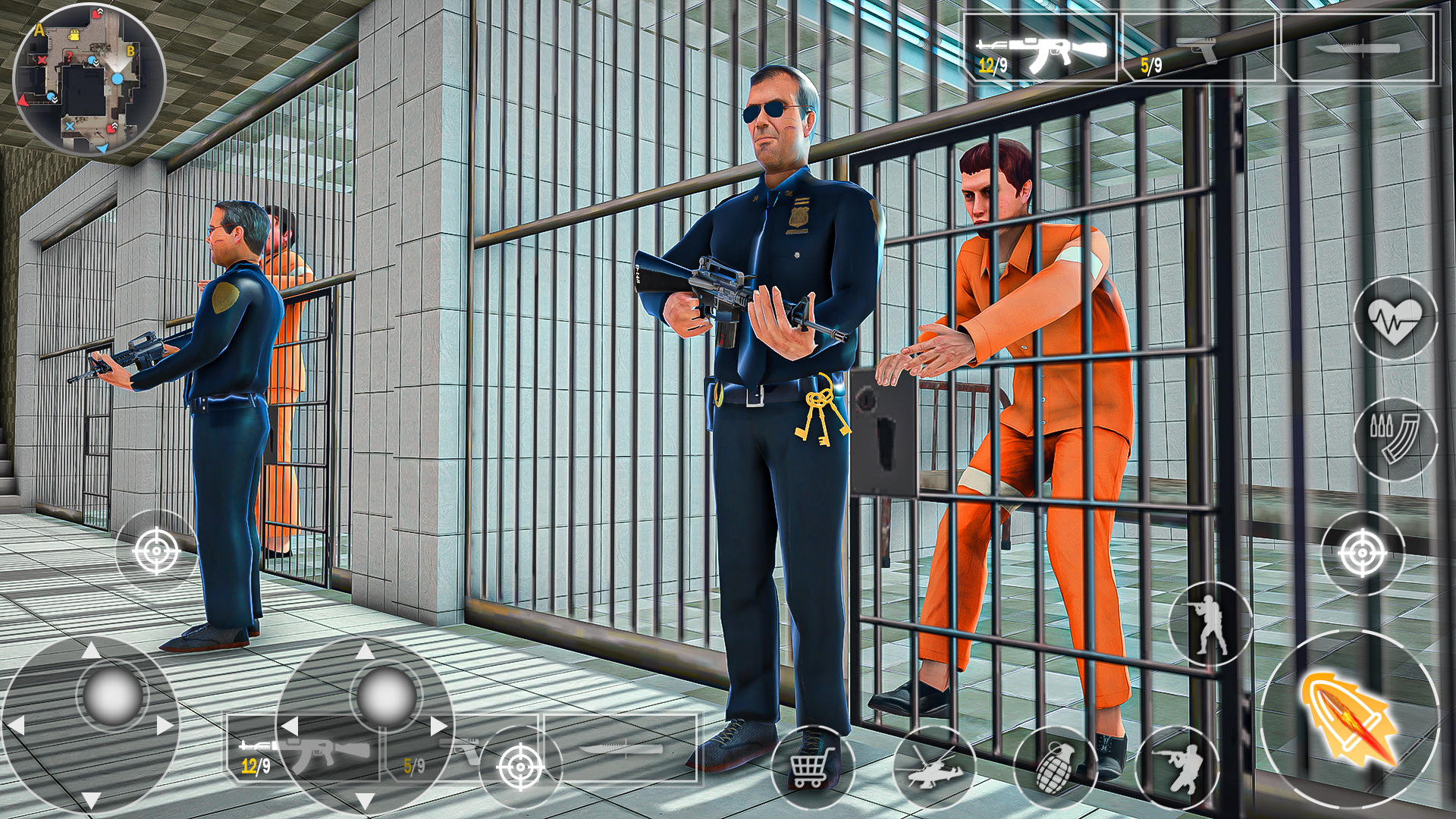 Jailbreak Prison Escape Games ゲームのスクリーンショット