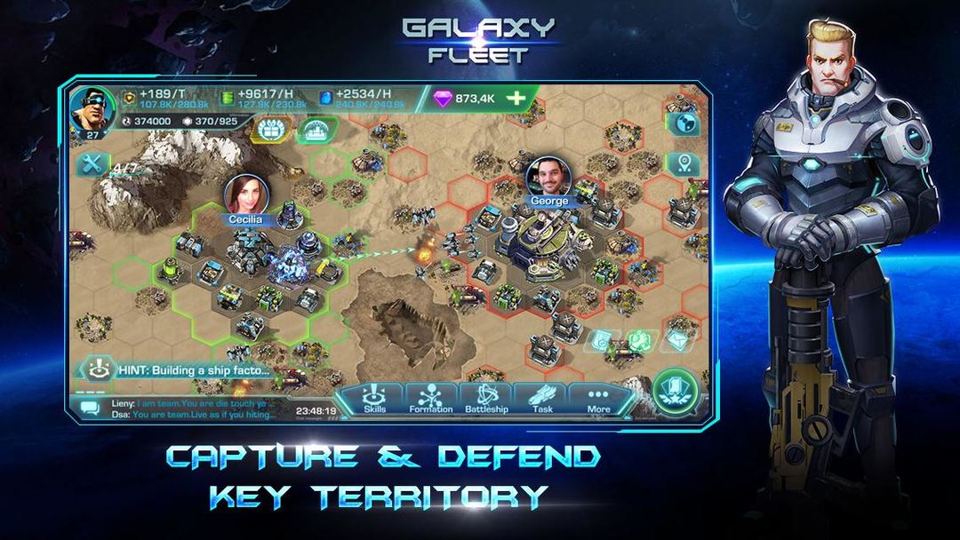 Galaxy Fleet: Alliance War screenshot game
