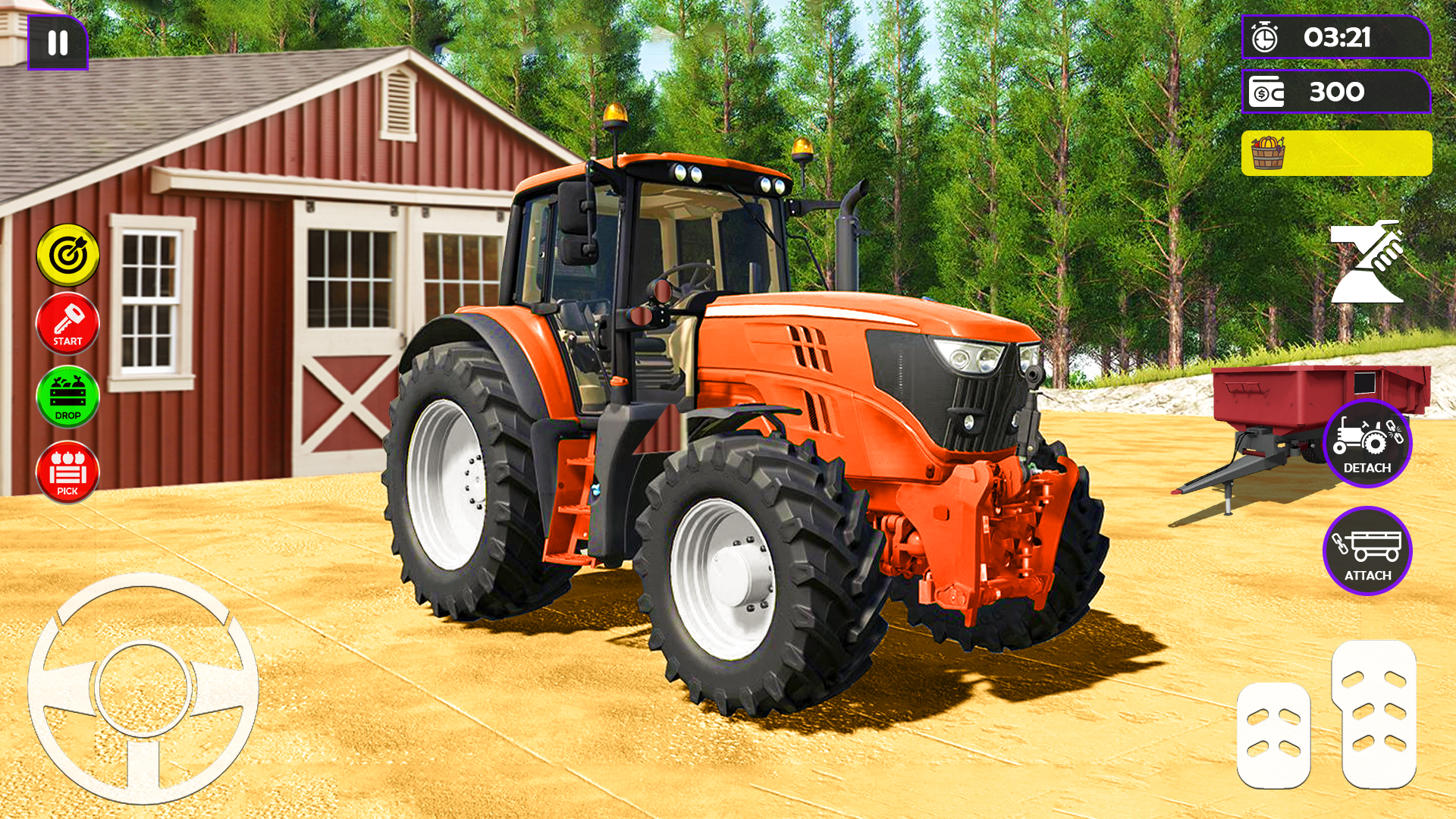 Cuplikan Layar Game US Tractor Simulator Game