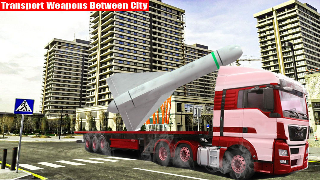 Bomb Transporter Truck Driving screenshot game