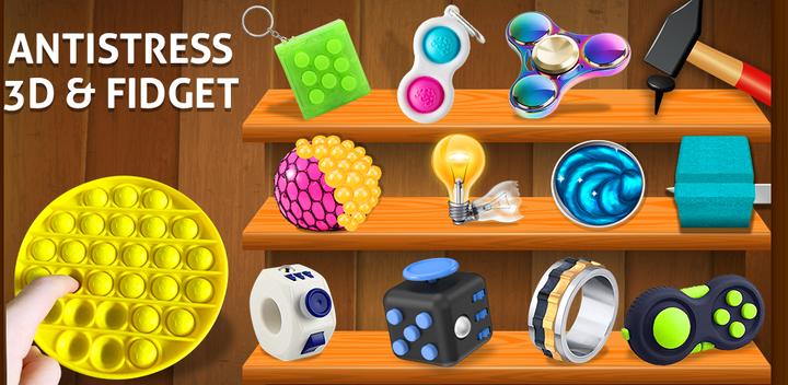 Banner of Anti stress fidgets 3D cubes - calming games 1.3
