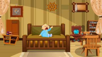 Baby Crying Escape 4 ゲームのスクリーンショット