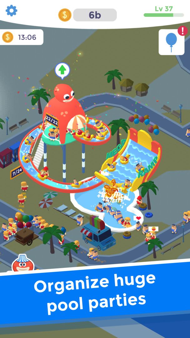 Idle Aqua Park screenshot game
