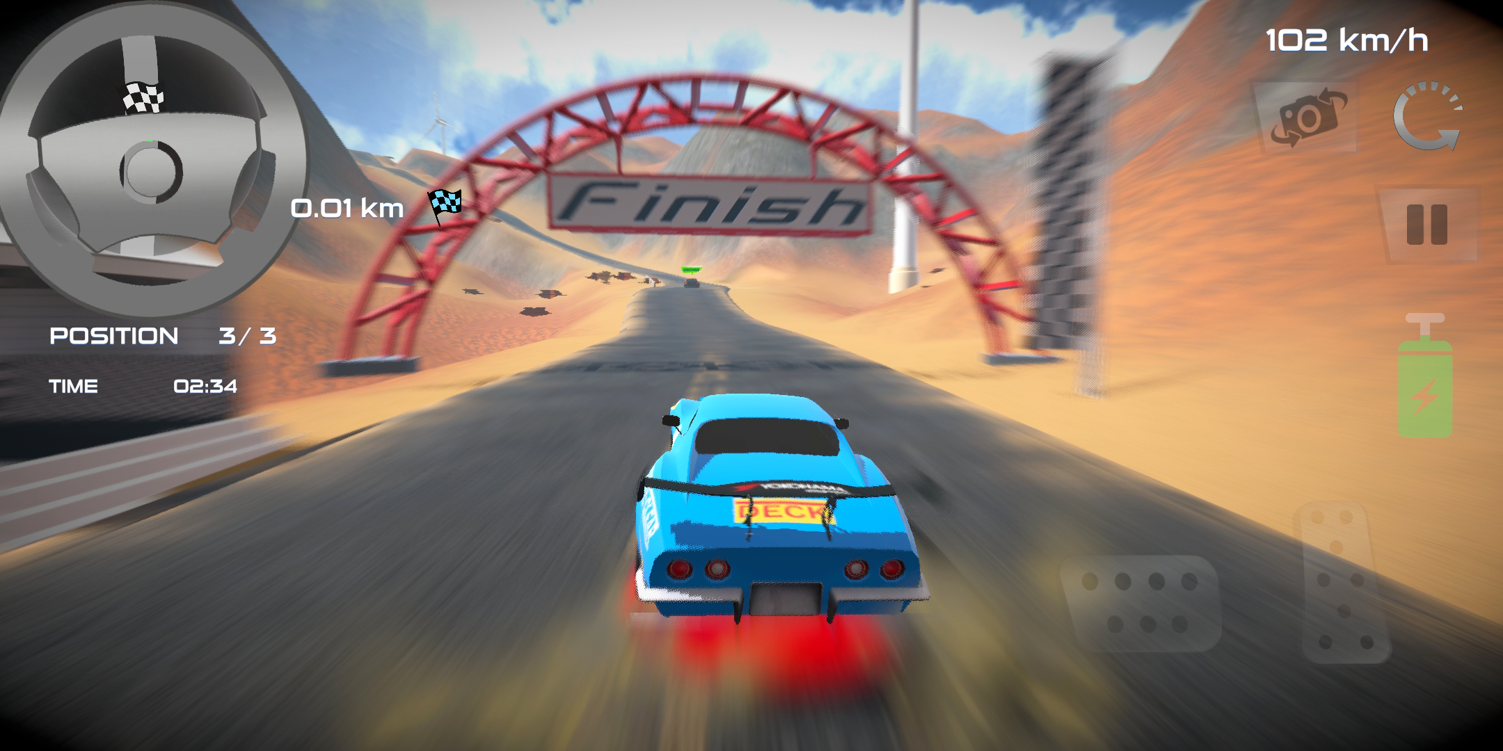 Screenshot 4 of Rally Car : Extreme Fury Race