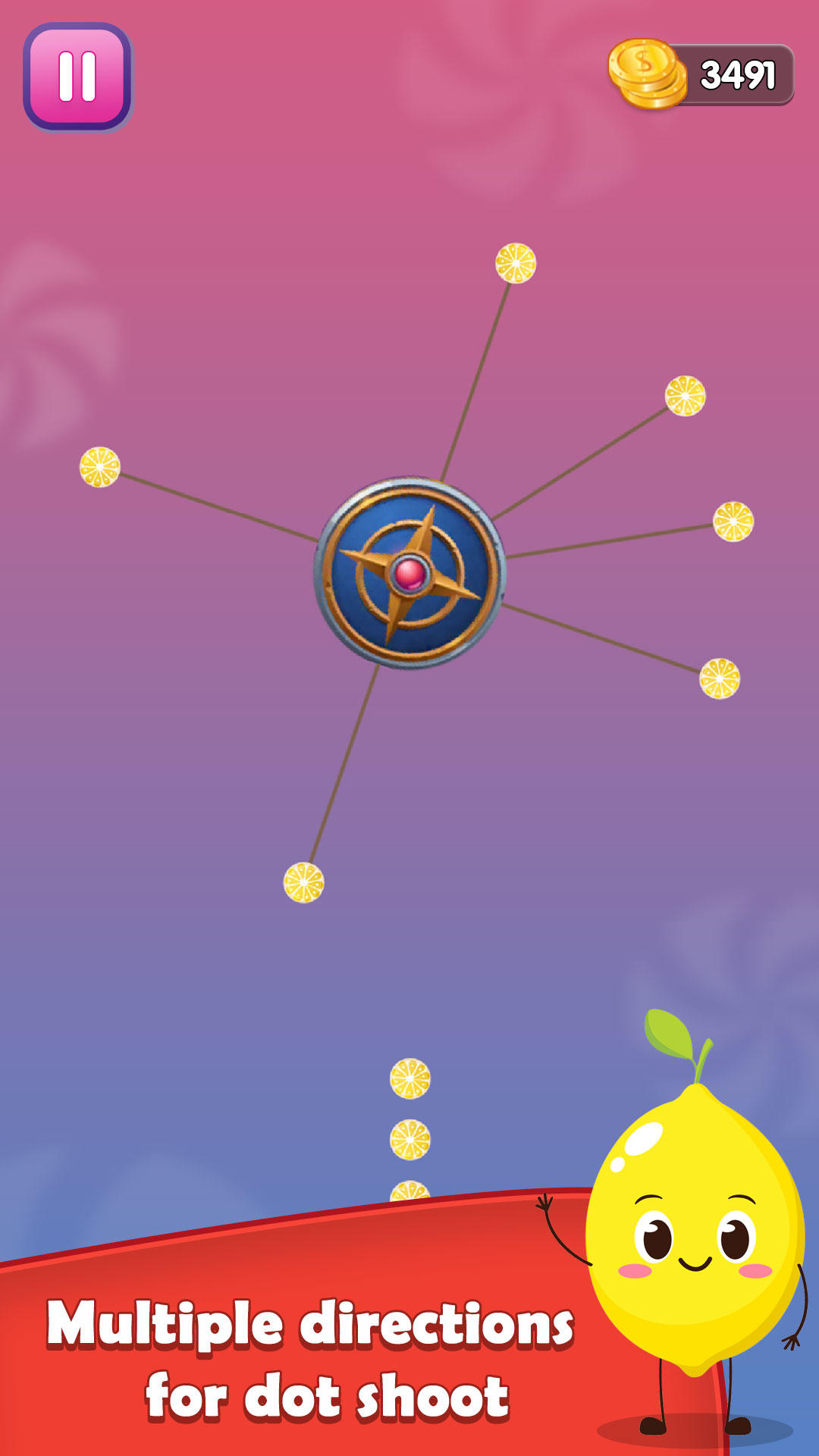 aa Games: Pinit Spin Circle 게임 스크린 샷