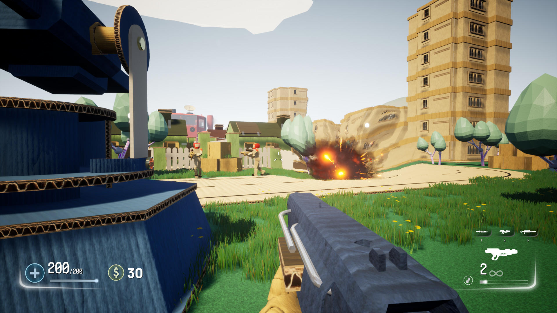 Cardboard Invasion screenshot game