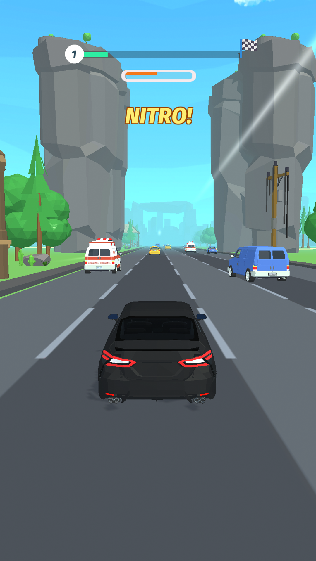 Hustle Race Game Screenshot