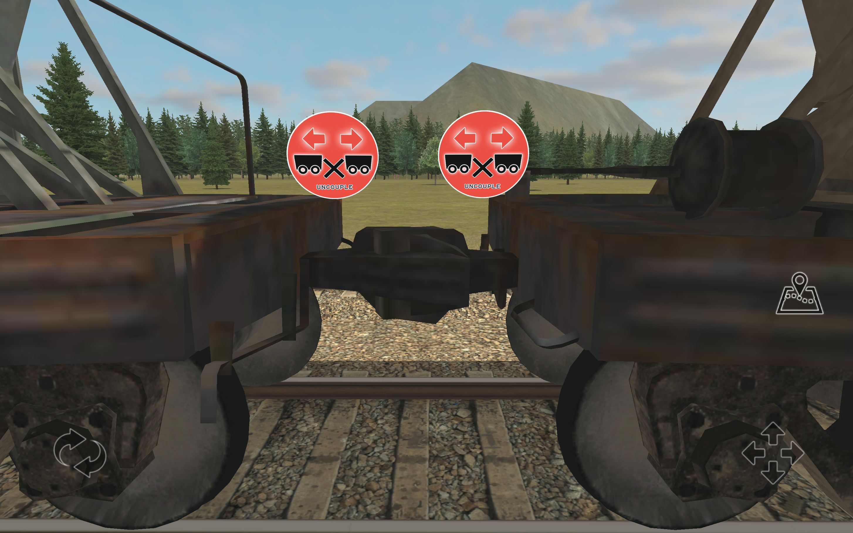 Train and rail yard simulator Game Screenshot
