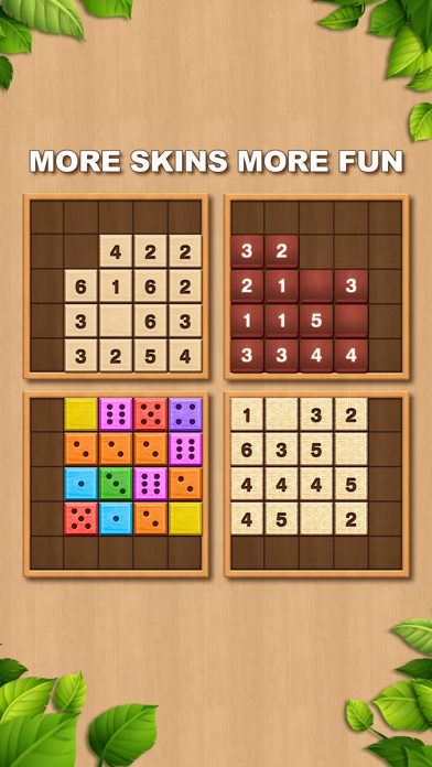 TENX - Wooden Number Puzzle screenshot game