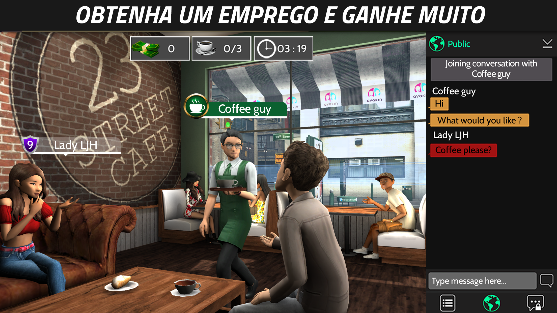 Captura de Tela do Jogo Avakin Life - Mundo Virtual 3D