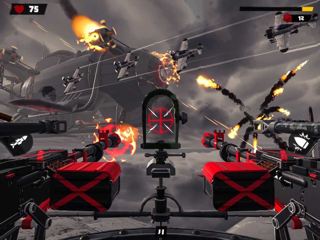 Gunner War - 공중전 스카이 서바이벌 게임 스크린 샷