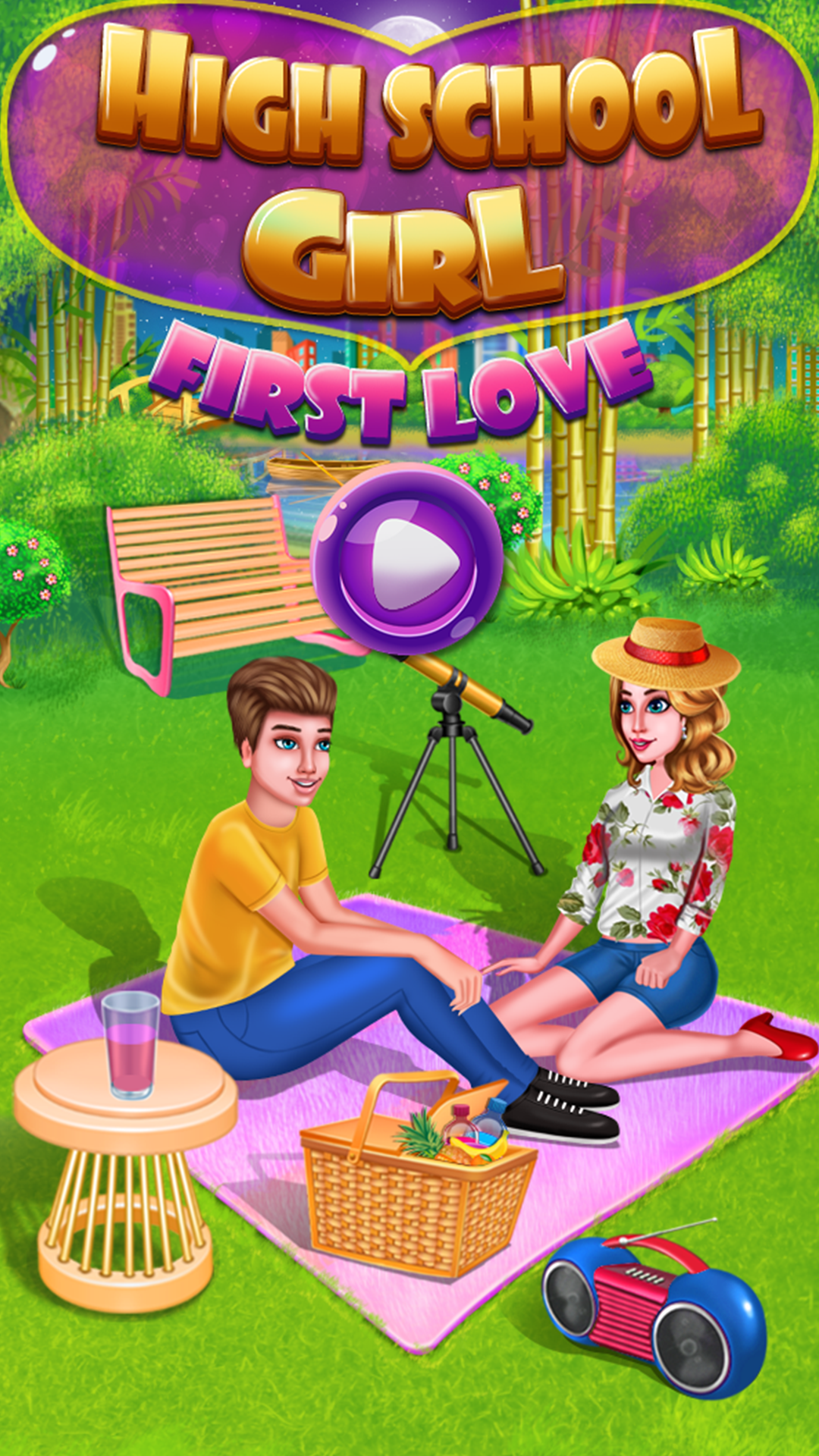 Cuplikan Layar Game HIGH SCHOOL GIRL - OLIVIA LOVE