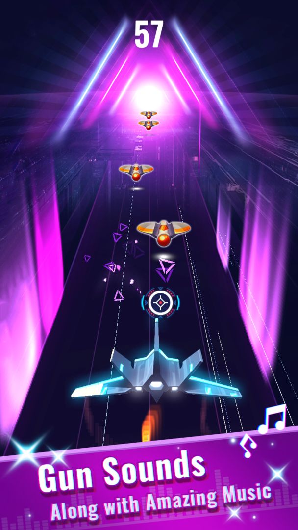 Rhythm Flight: EDM Music Game 게임 스크린 샷