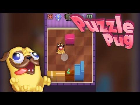 Captura de Tela do Vídeo de Puzzle Pug - Solve Puzzles With Your Pet Dog!