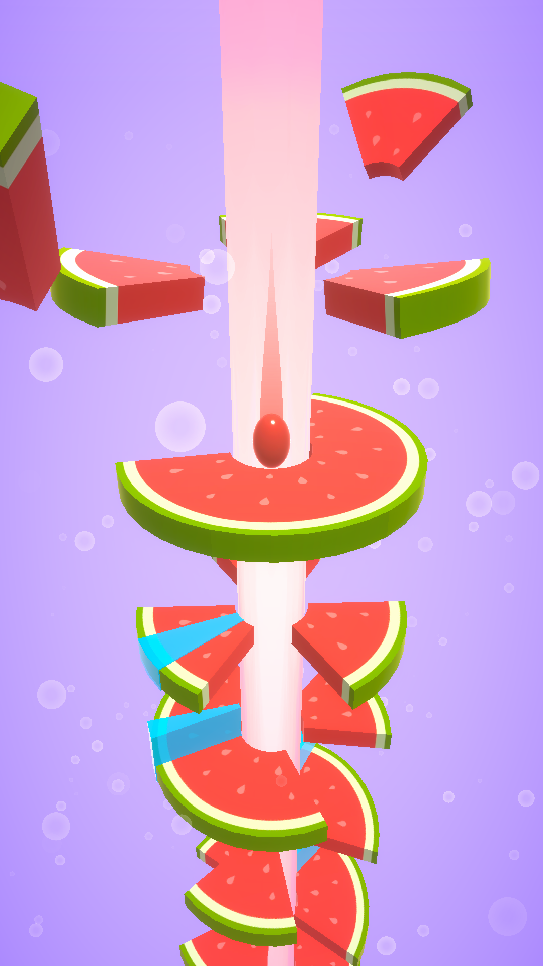 Drop Helix Stack Fruit Game Screenshot