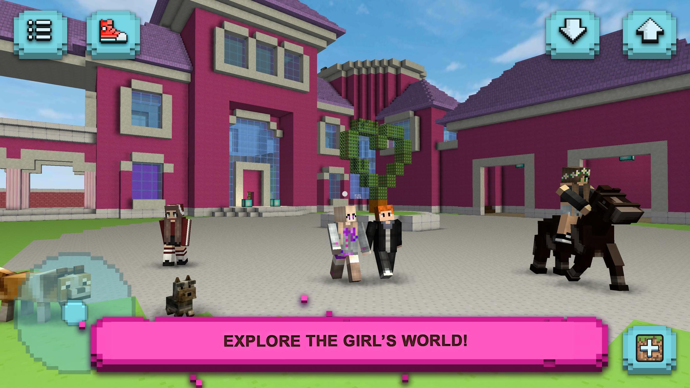 Girls World Exploration Game Screenshot