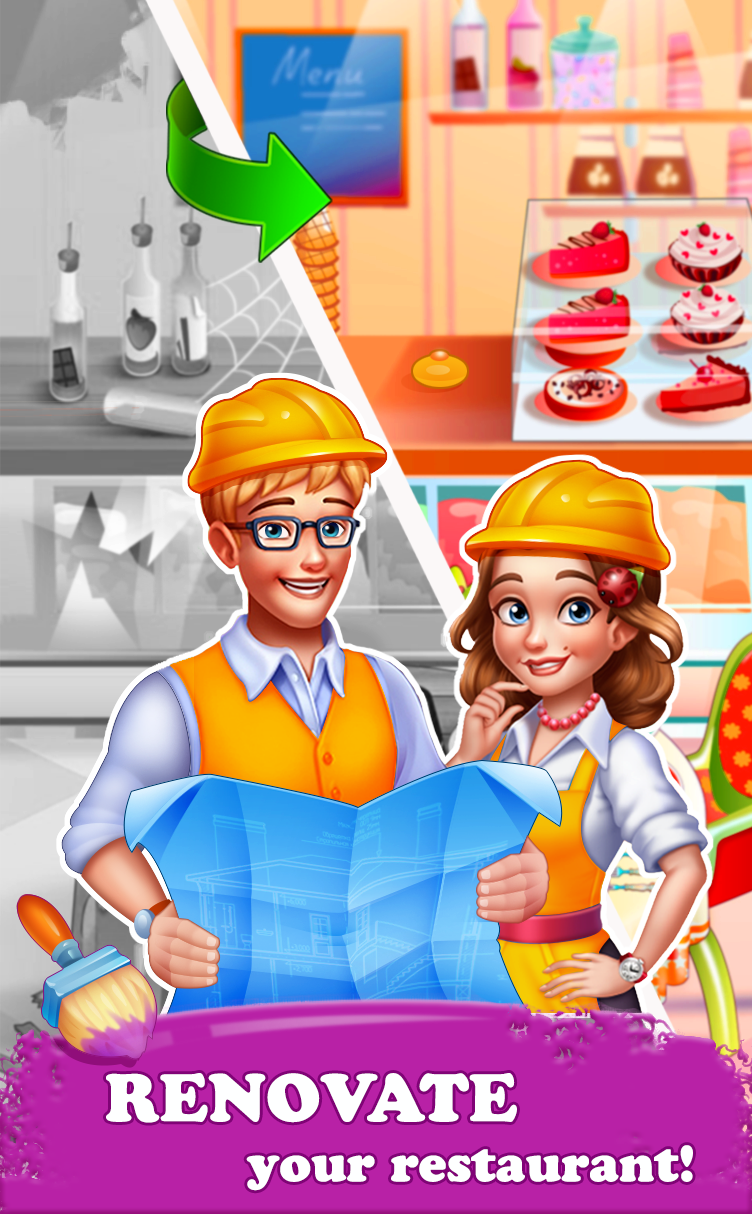 Screenshot of Merge Food Games: Cafe Chef