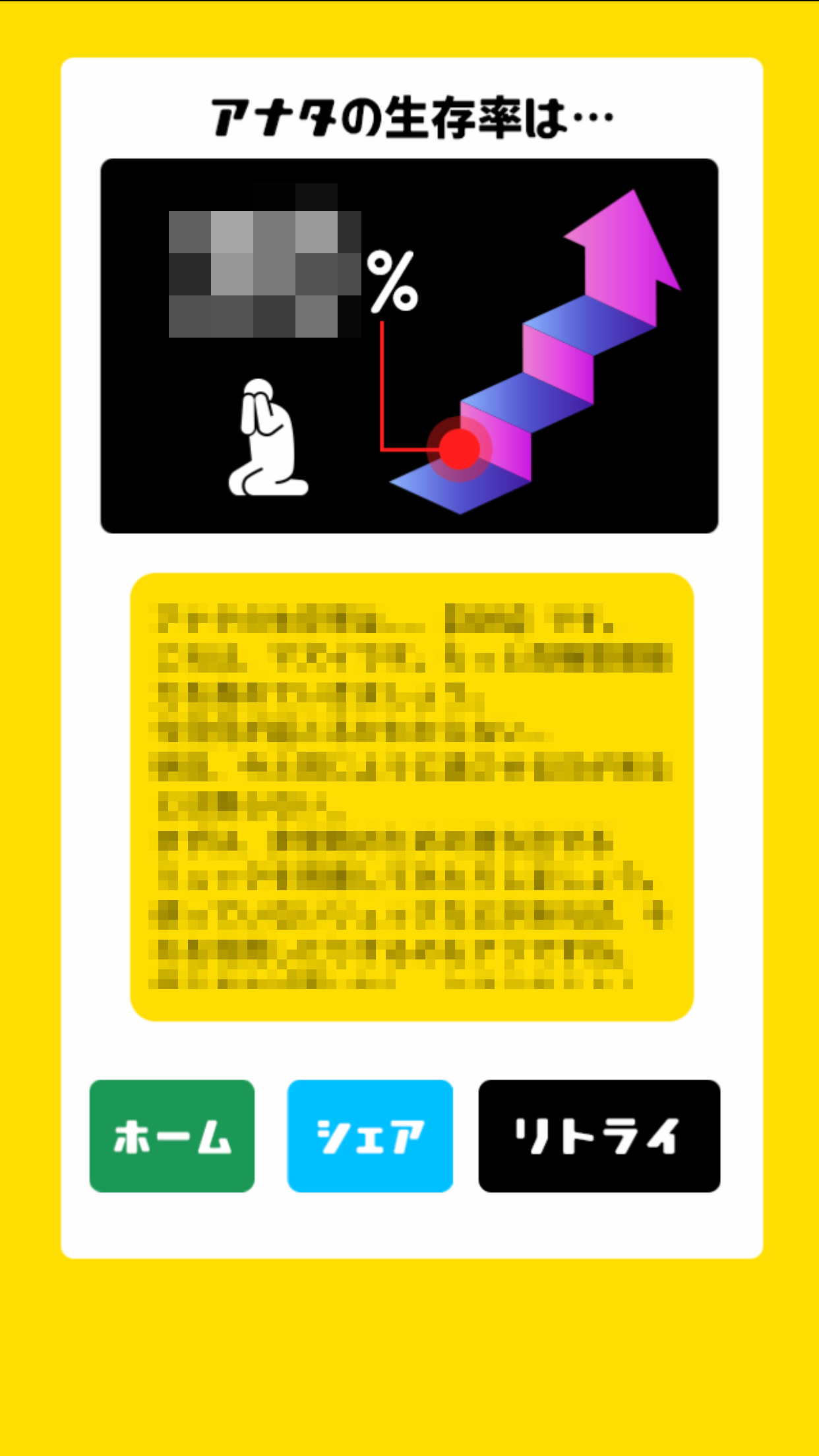 【緊急】アナタの生存率【事態】 Game Screenshot