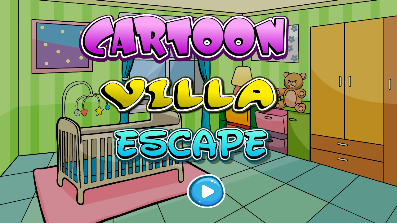 Cartoon Villa Escape ゲームのスクリーンショット