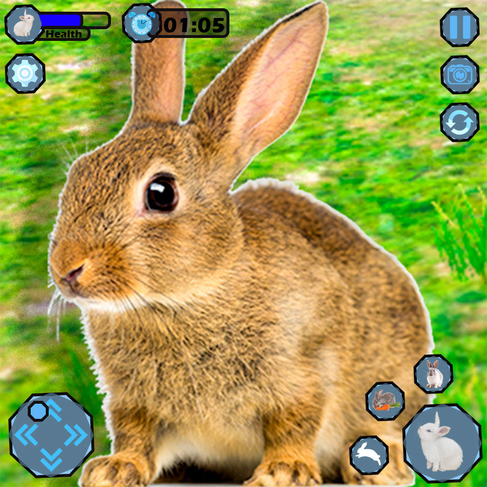 Rabbit Simulator Survival Game ภาพหน้าจอเกม