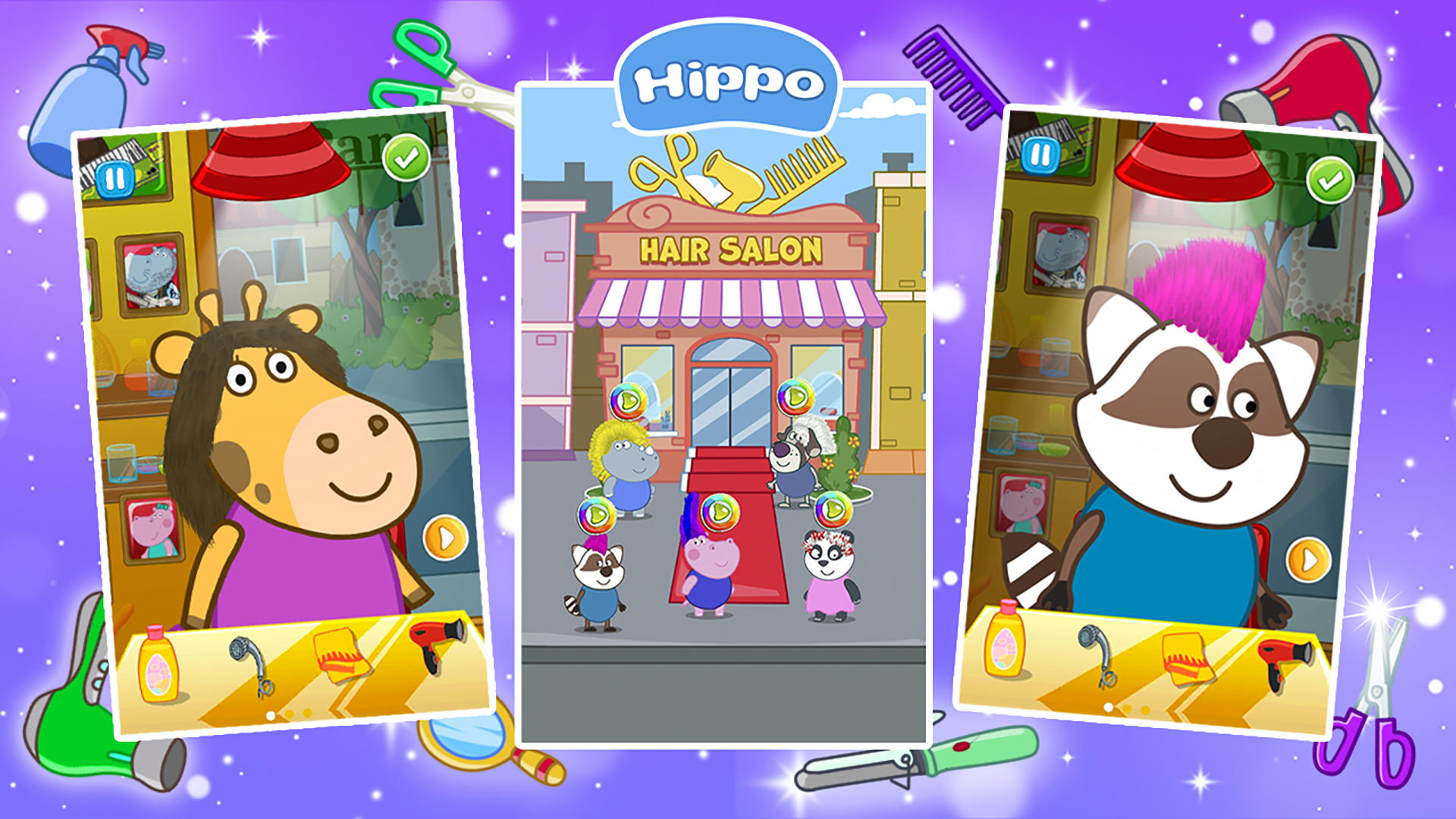 Скриншот игры Hair Salon: Fashion Games