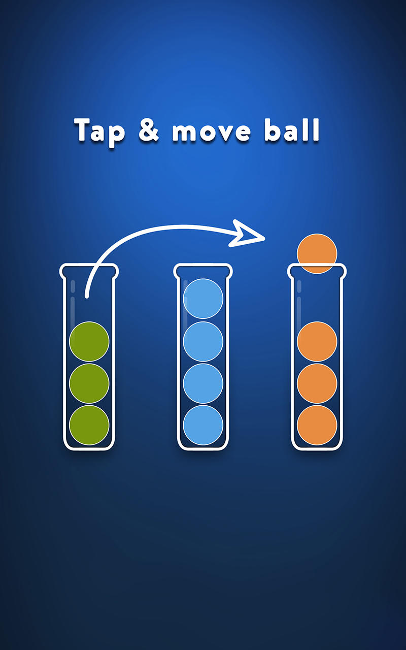 Screenshot 1 of ปริศนาบอลเรียง - เกมเรียงลูกบอลจับคู่สี 2.1.7