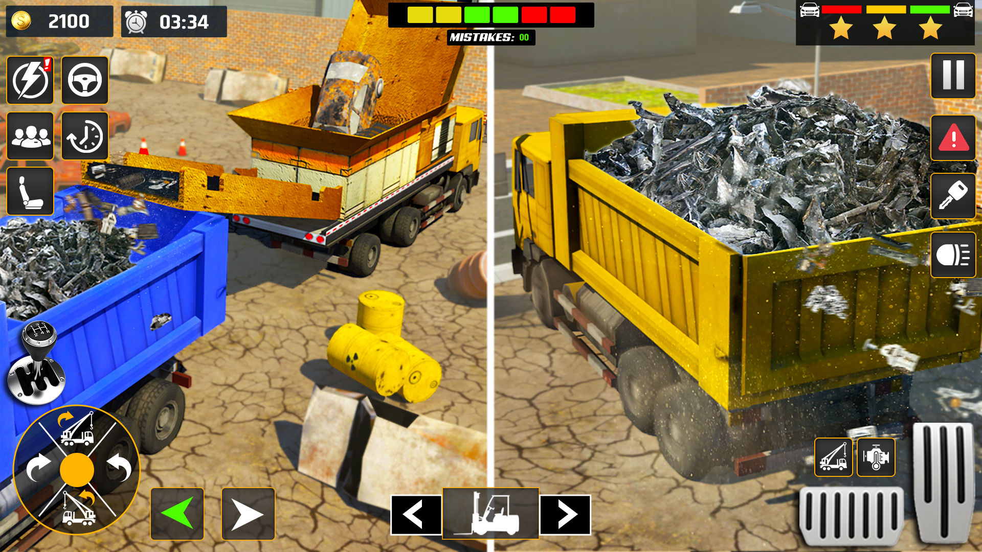 Ảnh chụp màn hình Car Crusher Excavator Games 3d