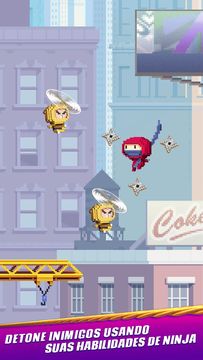 Captura de Tela do Jogo Ninja Up! - Saltos sem fim