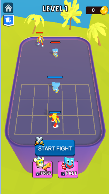 Cuplikan Layar Game Monster Merge Alphabet: 3D Run