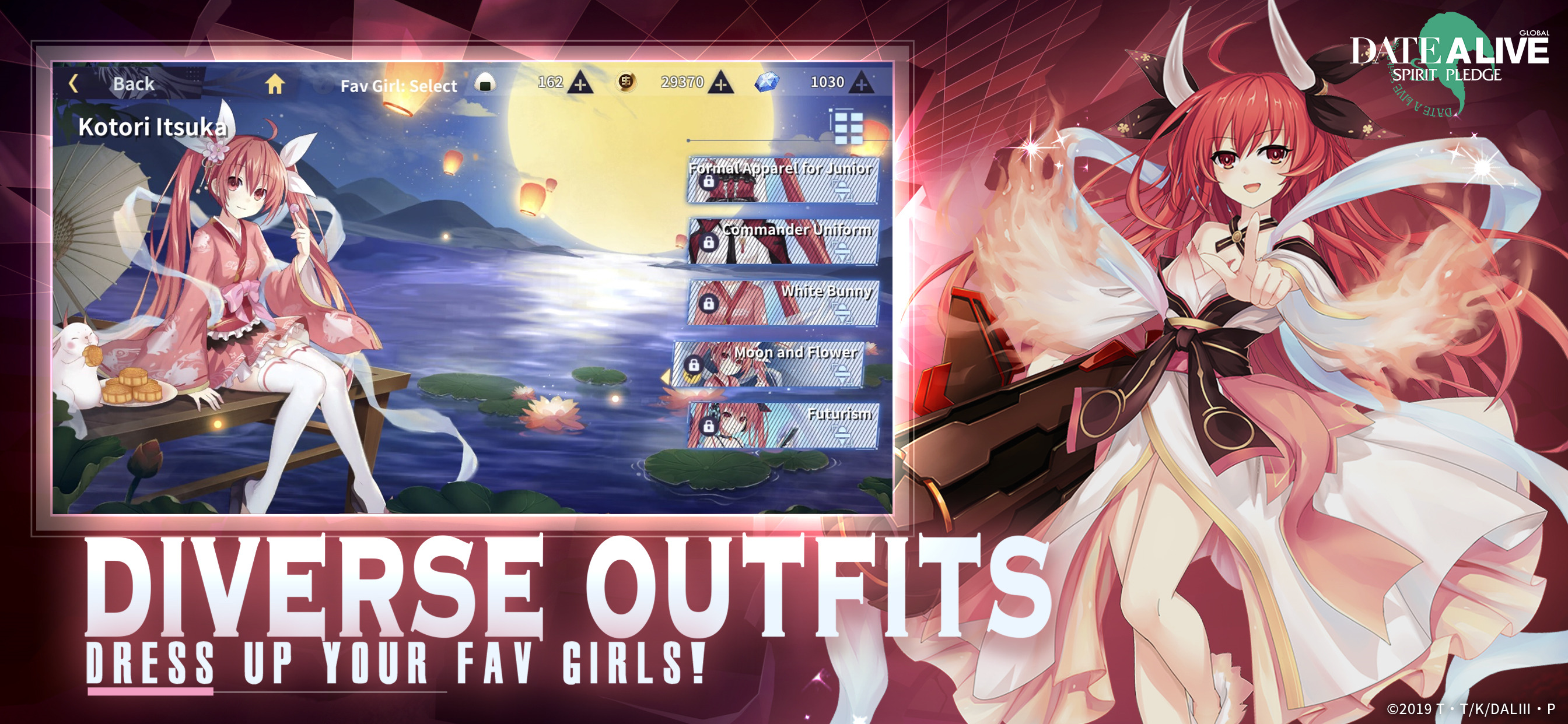 Date A Live: Spirit Pledge Game Screenshot