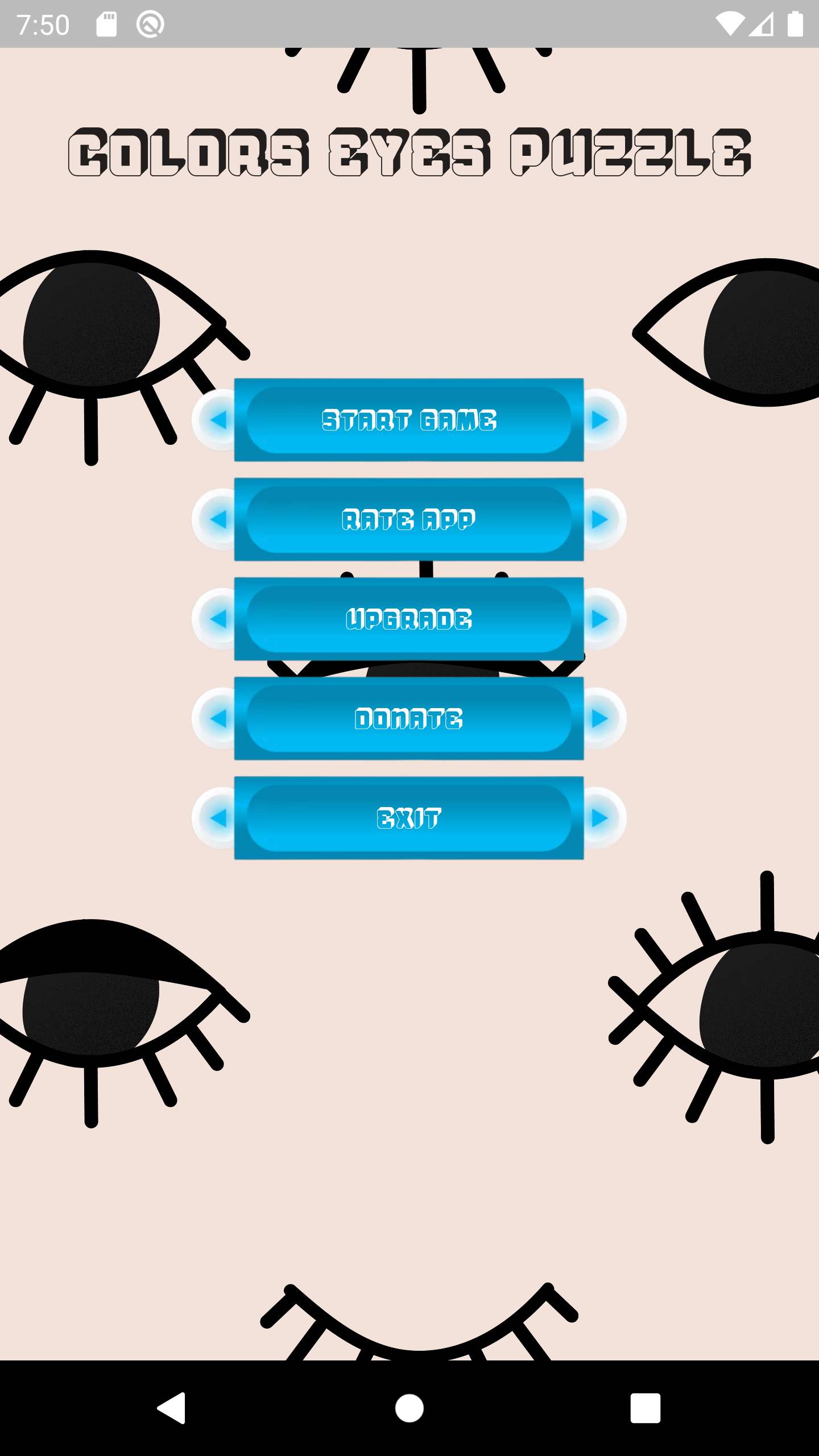 Colors Eyes Puzzle Game Screenshot