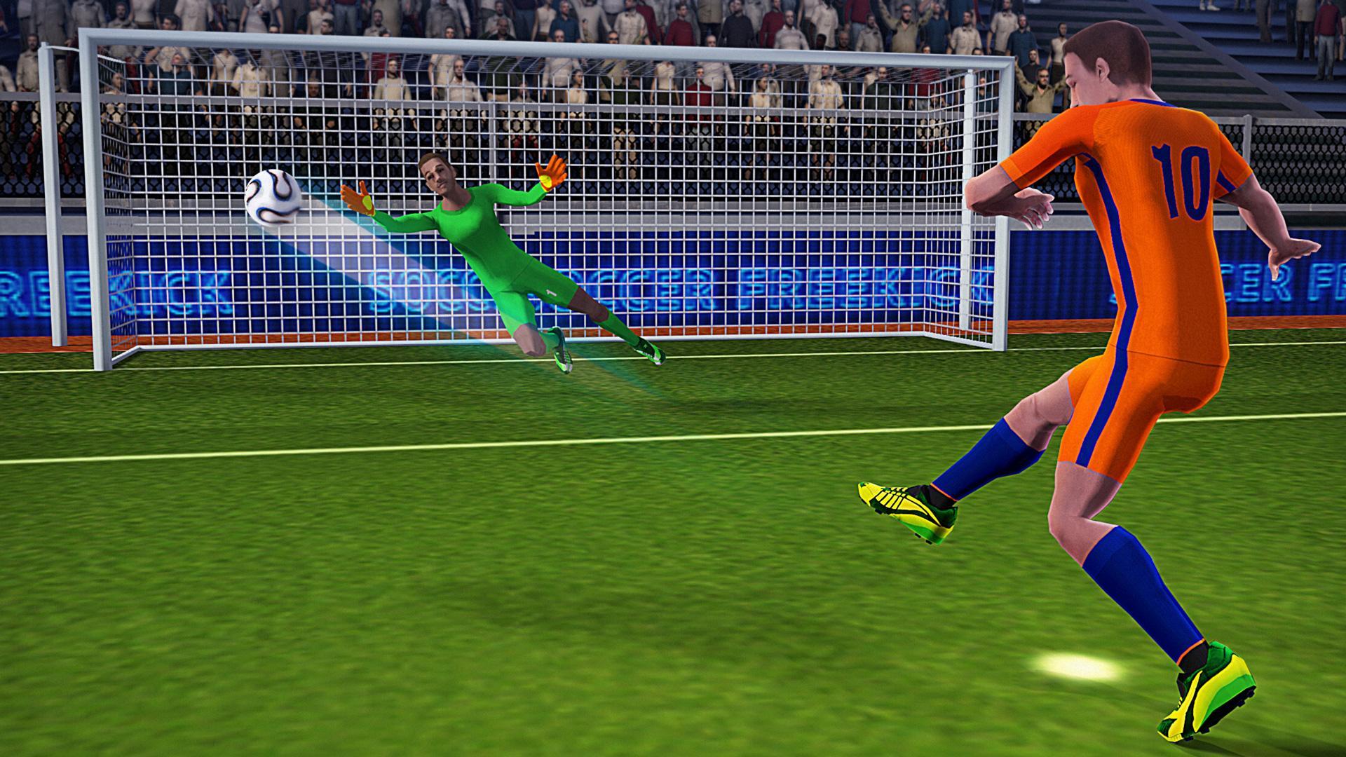 Скриншот игры Soccer World League FreeKick