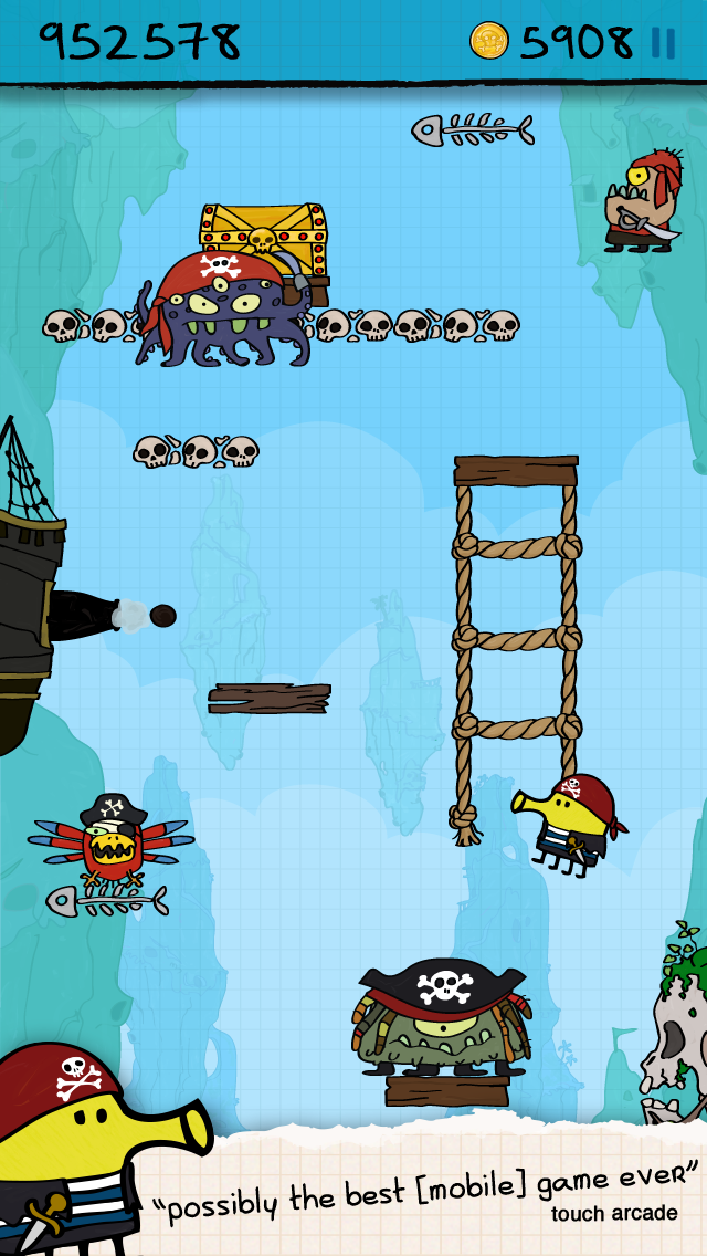 Doodle Jump Game Screenshot
