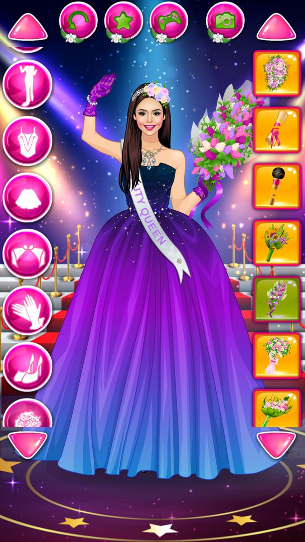 Beauty Queen Dress Up Games screenshot game