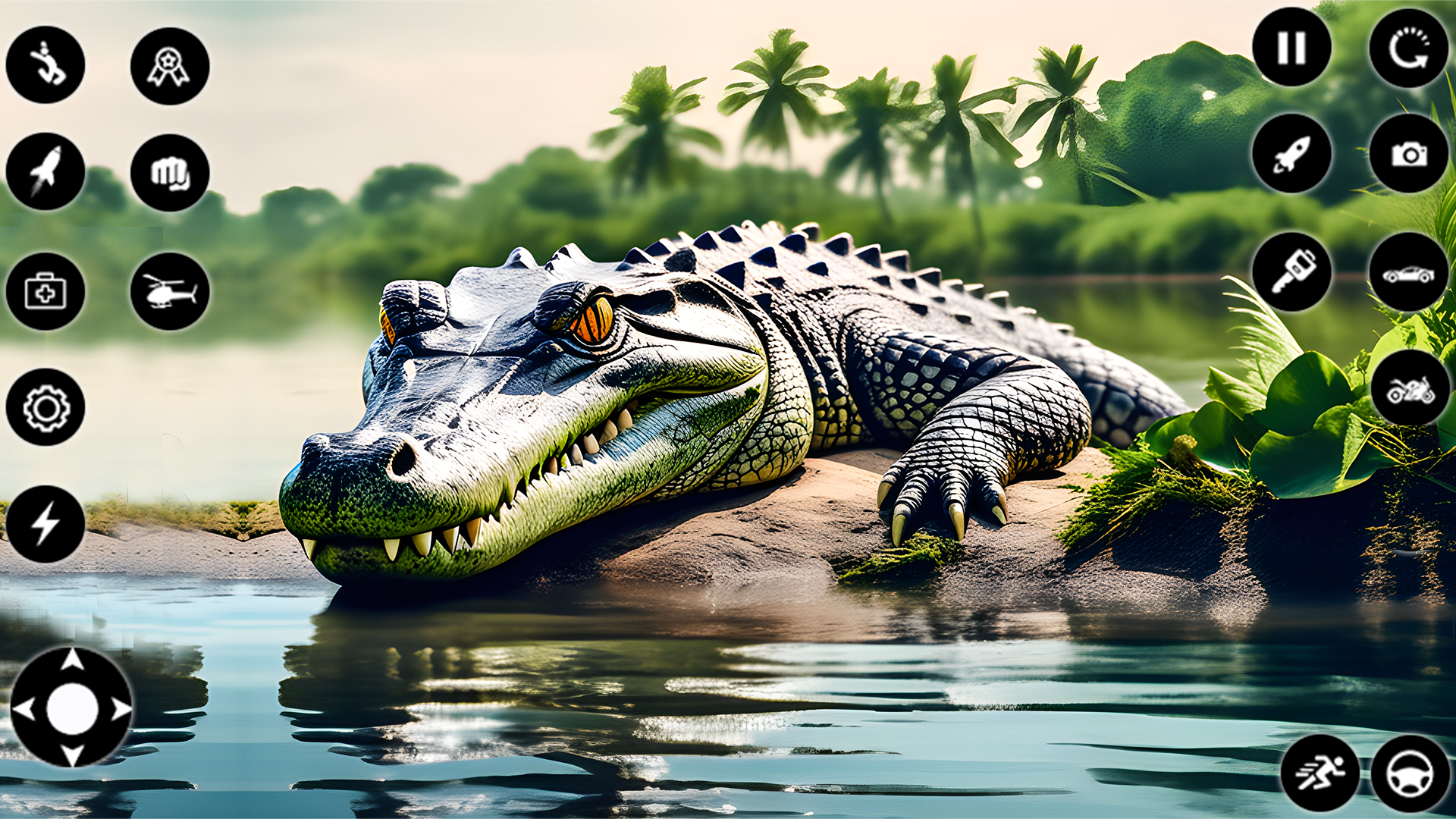 Crocodile Simulator Games 3D 게임 스크린샷