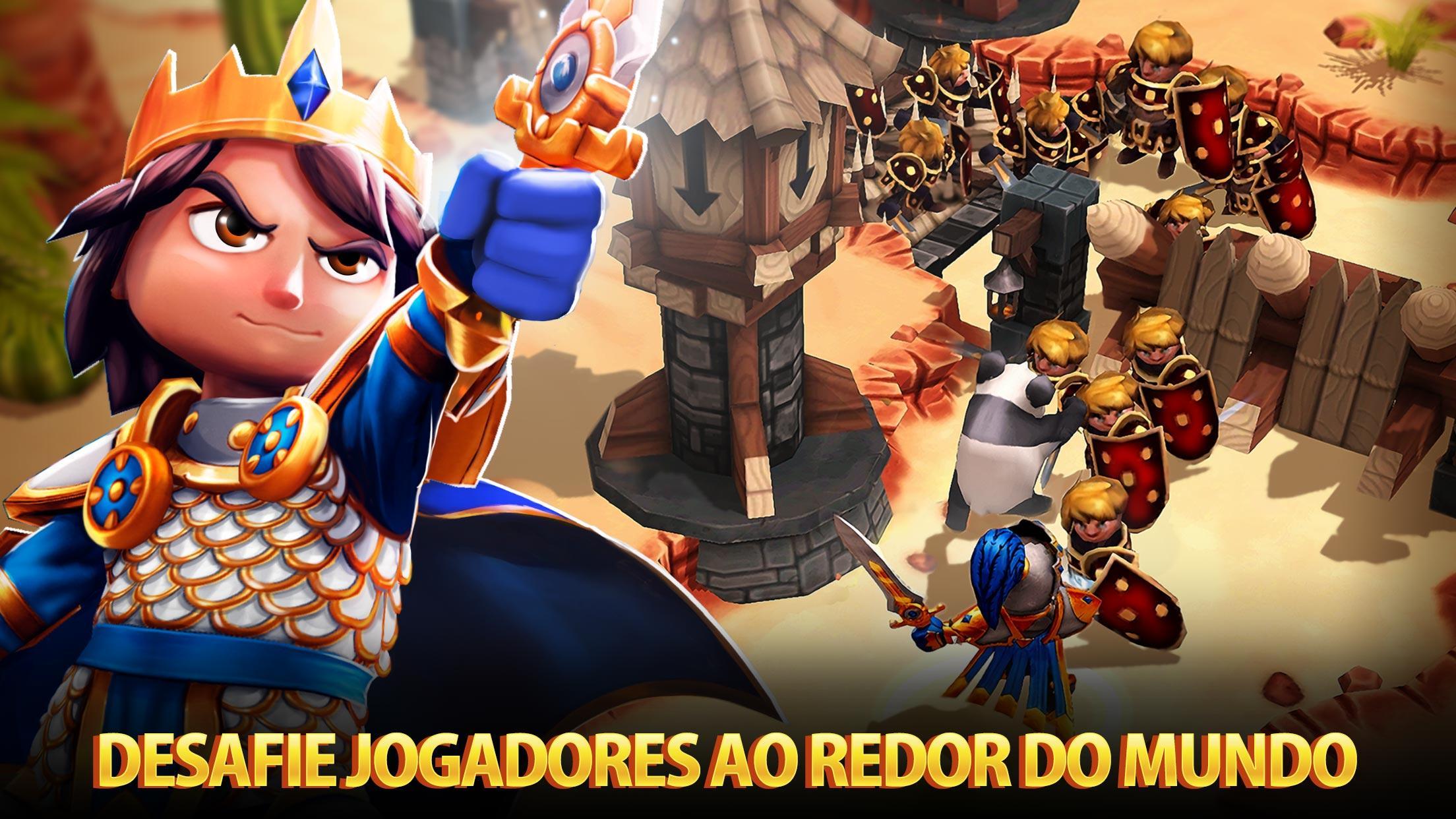 Captura de Tela do Jogo Royal Revolt 2: Tower Defense