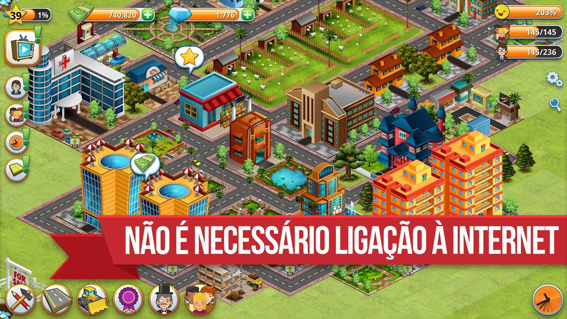 Captura de Tela do Jogo Village Island City Simulation