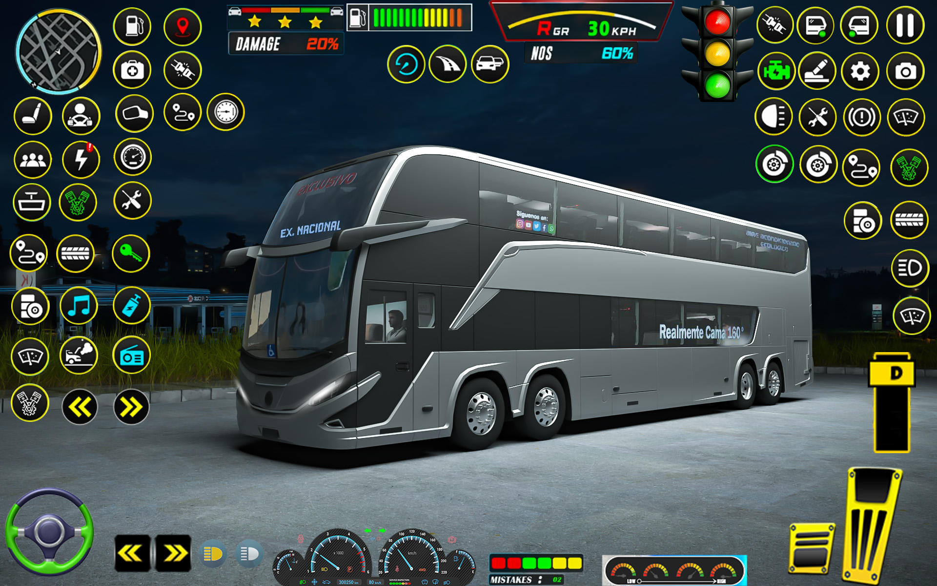 Captura de Tela do Jogo Transport Bus Driving Game