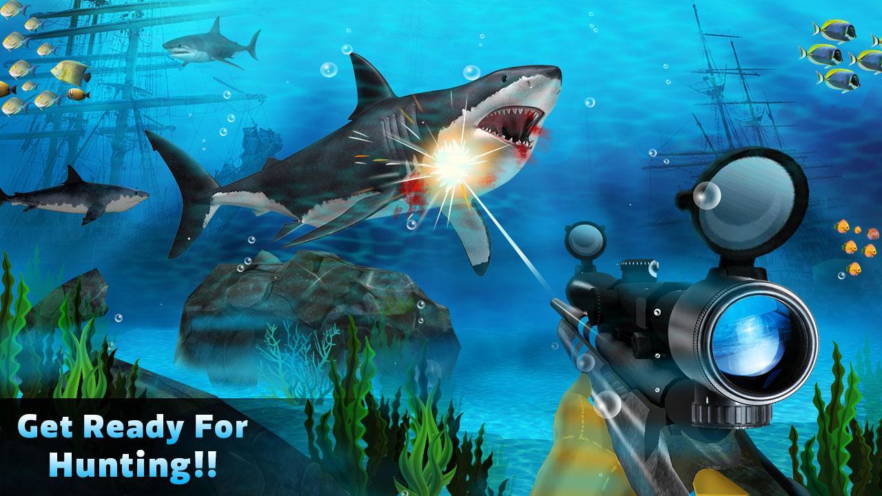 Shark Hunting Game Screenshot
