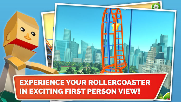 Rollercoaster Creator Express 게임 스크린 샷