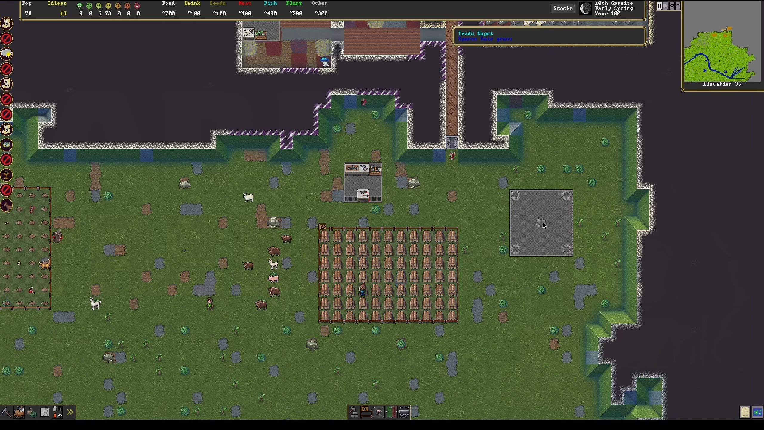 Screenshot of Dwarf Fortress: Mobile