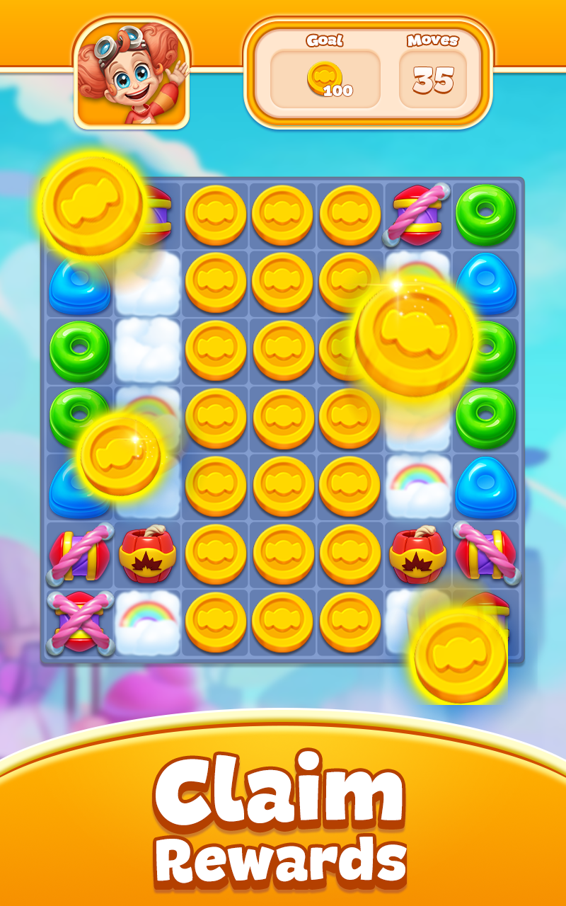Candy Pop Story : Match 3 ภาพหน้าจอเกม