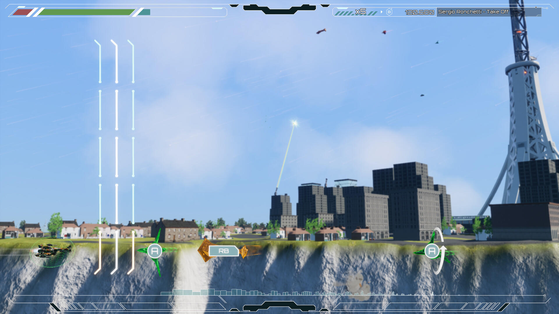 Screenshot of Bass Invaders