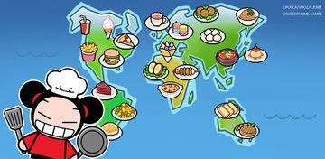 Cuplikan Layar Game Pucca, Let's Cook!: World Tour