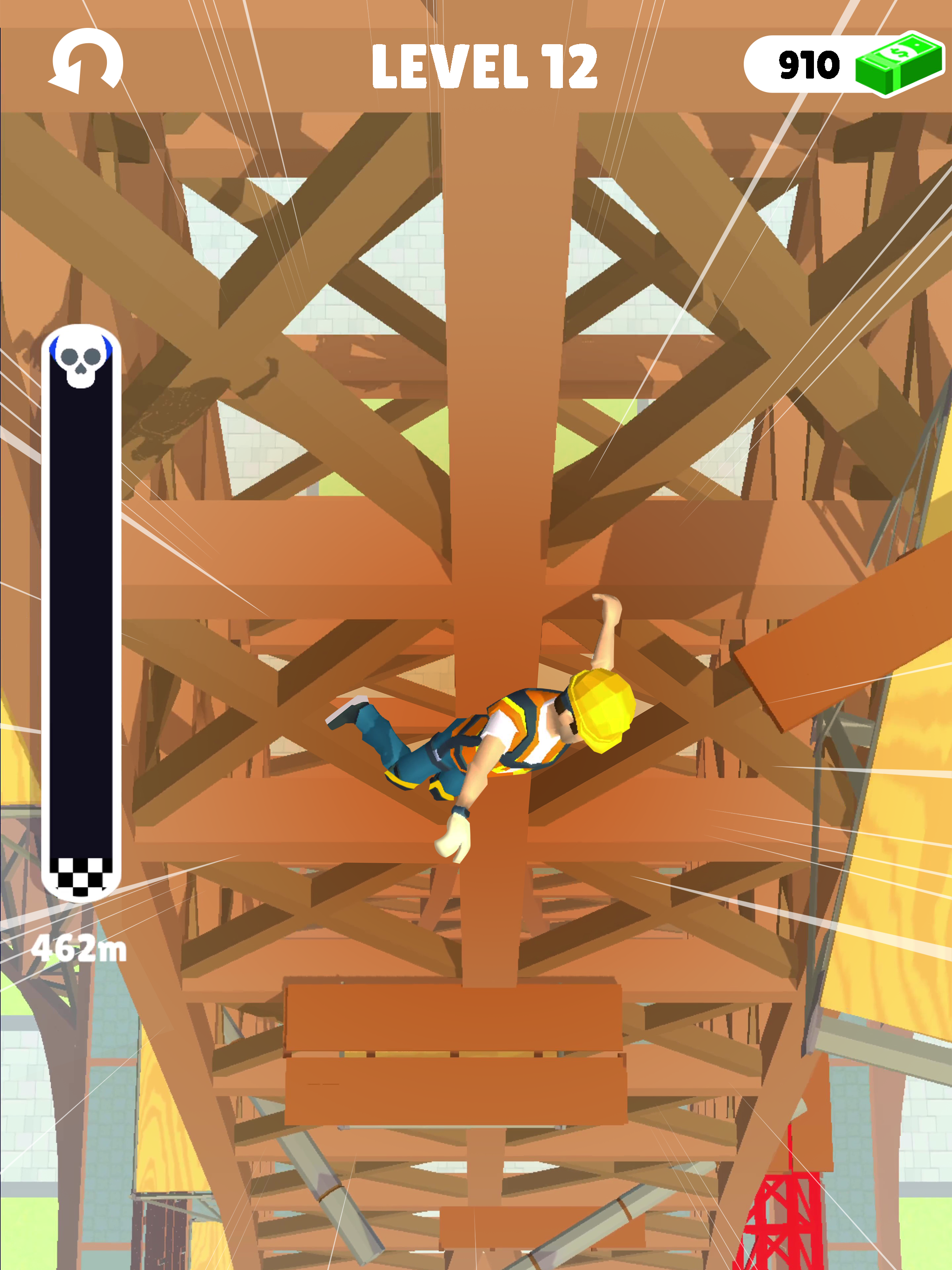 Ragdoll Fall: Break the Bones! screenshot game