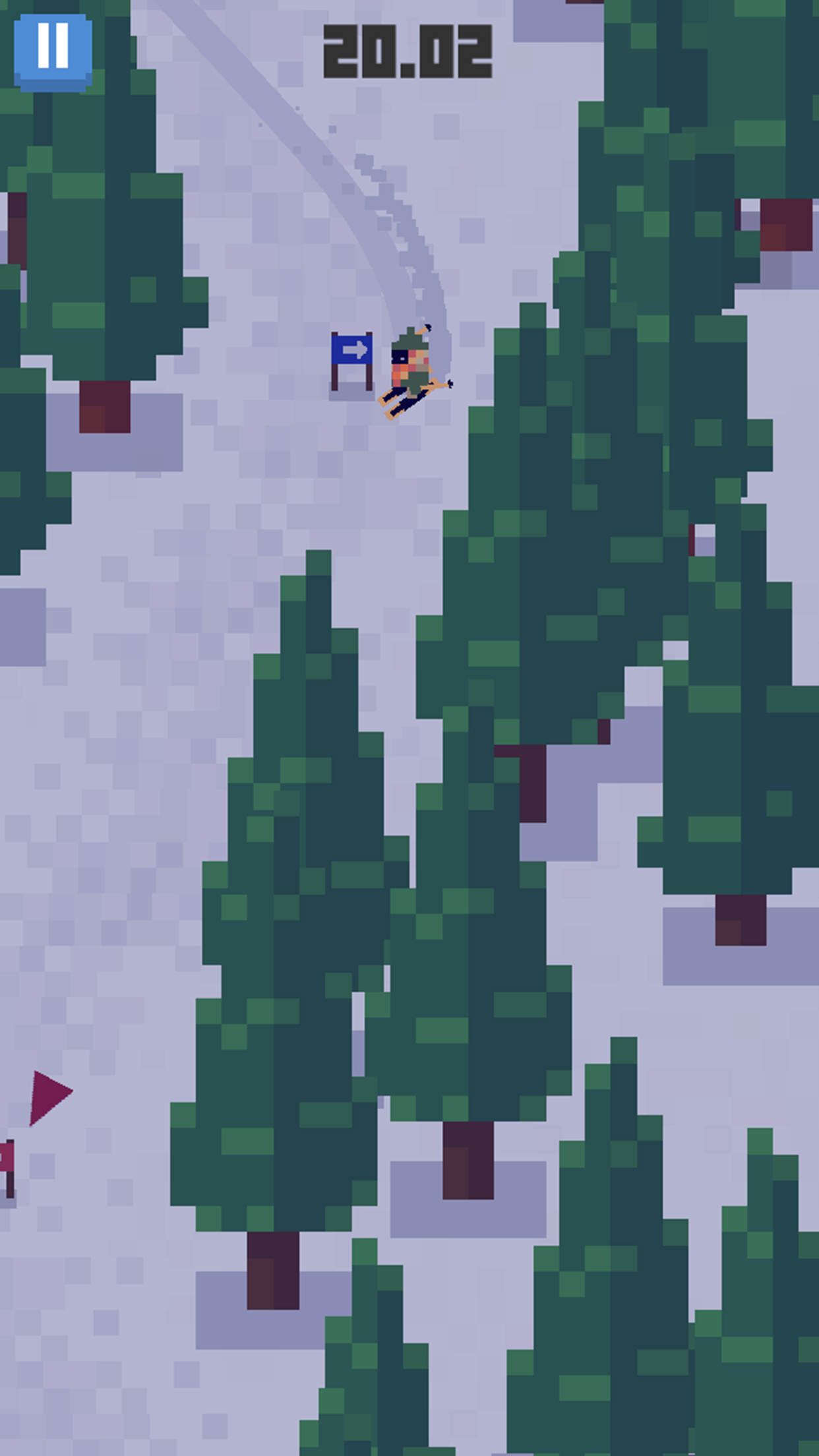 Screenshot of Skiing Yeti Mountain